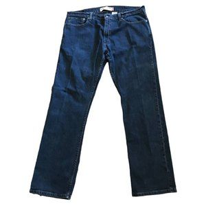 Levi's Slim Straight 514 Dark Wash Jeans men 38X32 Zip fly